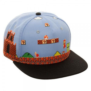 Mario 8-Bit All Over Scene Snapback - NintendoStore