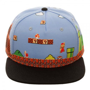 Mario 8-Bit All Over Scene Snapback - NintendoStore