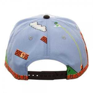 Mario 8-Bit All Over Scene Snapback - NintendoStore